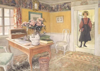 School Girl in an Interior